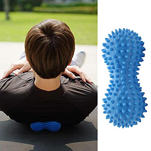 Xhuidz Bolas de Masaje de Punta Set,Pelota Lacrosse,Bolas de masaje con pinchos,Bola de Masaje Miofascial,Pelota de Lacrosse | Spike Massage Ball Fascitis Plantar.