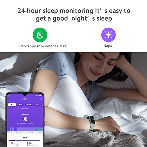 Xiaomi Mi Band 5, Smart Band 5 versión global, reloj inteligente con pulsera de actividad, pantalla a color AMOLED de 1,1 ”, monitor de frecuencia cardíaca