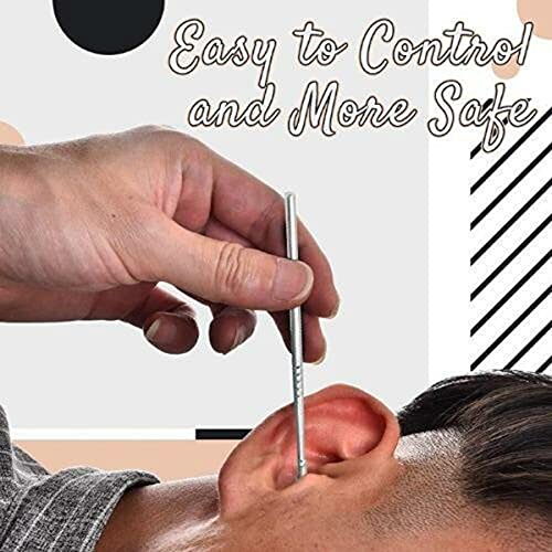 Xingying Juego de 6 piezas de extracción de cerumen de oídos, acero inoxidable, con mini cepillo de limpieza, herramienta para eliminar cerumen