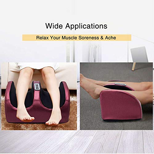 XWZ Máquina De Masaje De Pies MÁSCO CHIATSU PIE MÁS DE PIE Terapia De Calefacción Masaje De Pies Rodillo para La Pierna De Relieve Fatiga De Las Mujeres De Las Mujeres Regalo