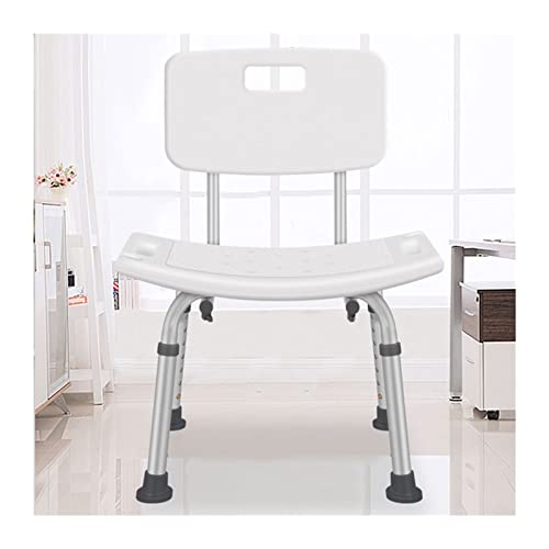 XXIOJUN Taburete De Baño para Ancianos, Asiento De Ducha Ajustable En Altura, Taburete De Baño para Adultos, Antideslizante Y Estable Adecuado para Baño, Sauna, Interior Y Exterior.