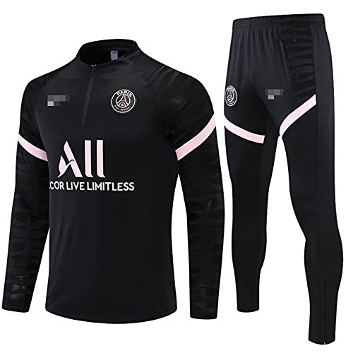 XZtianxie Paris Chandals Chándales para Hombre Ropa De Deporte Uniforme De Fútbol De Manga Larga, Primavera Y Otoño, Camiseta Ropa Deportiva para Adultos, Traje De Entrenamiento Competición,8,S