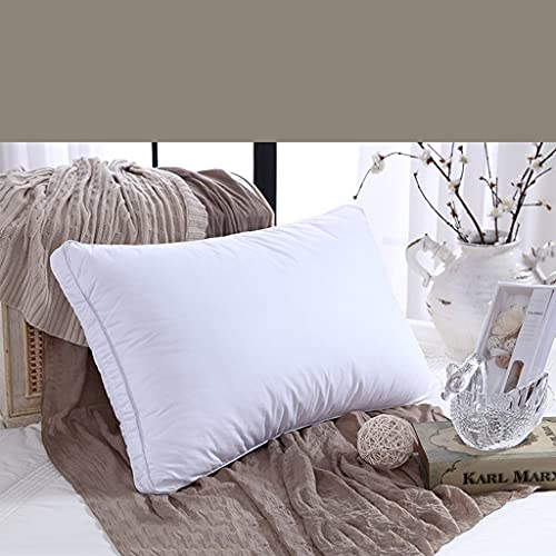 YaNanHome Almohadas Planas para Dormir Lado Ultra Delgado Acostado Velvet Prone Mentir Y Supine Mentir (Color : Blanco, Size : 74 * 48 * 8cm)