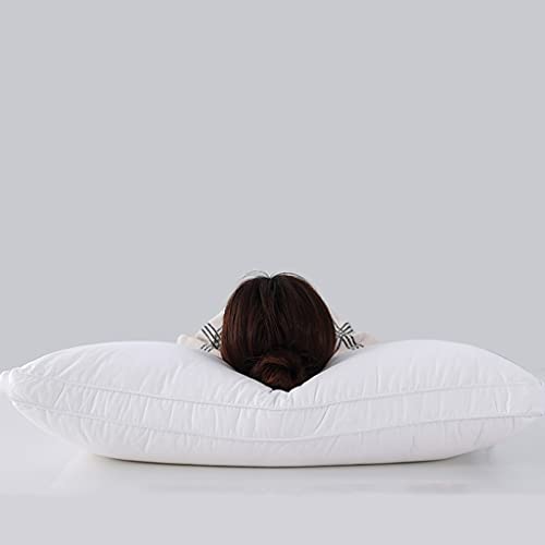 YaNanHome Almohadas Planas para Dormir Lado Ultra Delgado Acostado Velvet Prone Mentir Y Supine Mentir (Color : Blanco, Size : 74 * 48 * 8cm)