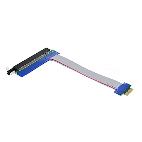 YC CY PCI-E Express 1 X a 16 X Extensor de Cable Flex de extensión convertidor Riser Tarjeta Adaptador 20 cm