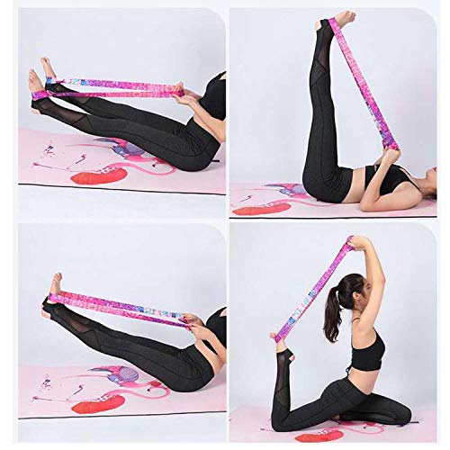 YFaith Yoga Mat Strap Ajustable Durable Bundle Cotton Storage Belt,Correa para Yoga Fitness Multifuncional(155cm x 3.8cm)