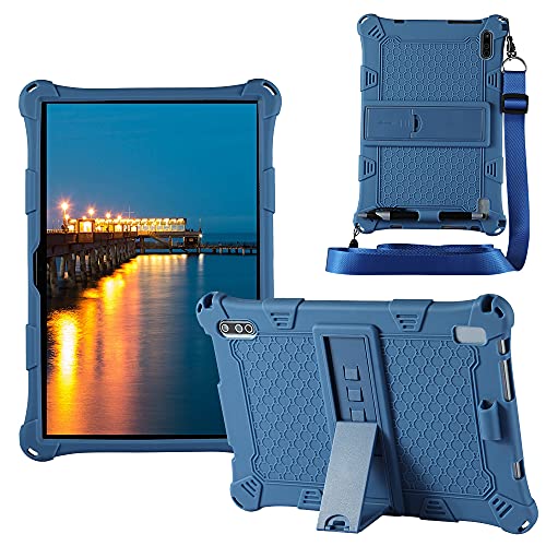 YHFZR Funda para ZONMAI MX2 Tablet 10.1 Pulgada, Silicón Ligera Carcasa Antideslizante con Soporte para los niños para ZONMAI MX2 Tablet 10.1 Pulgada, Azul