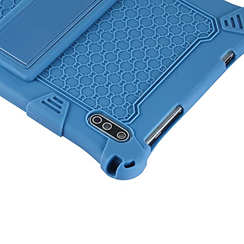 YHFZR Funda para ZONMAI MX2 Tablet 10.1 Pulgada, Silicón Ligera Carcasa Antideslizante con Soporte para los niños para ZONMAI MX2 Tablet 10.1 Pulgada, Azul