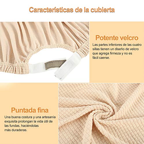 You's Auto 2pc Funda de Sillón Relax Elástica Impermeable Reclinable Completo Protector para Sillón Modelo (Beige)