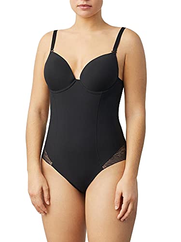 YSABEL MORA 7284-19619-NEGRO-100 - Body-Bra Espalda Libre Mujer Color: Negro Talla: 100