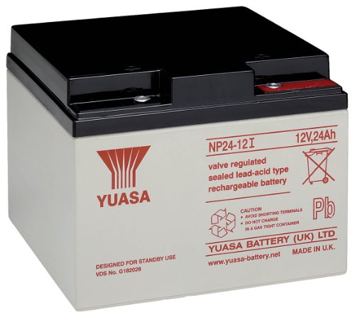 Yuasa NP24-12I - Batería recargable de plomo 12 V