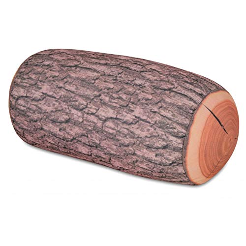 YUEMING Almohada de Tiro,Almohadas de Cojines Blandos Decoración for el hogar Tirar Almohadas de Cojines Dormir Amortiguador Suave del Cuello de la Parte Posterior de Madera Natural de la Forma