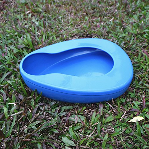 YUMSUM grande estable PP Bedpan Heavy Duty Smooth Countoured para bedbound paciente