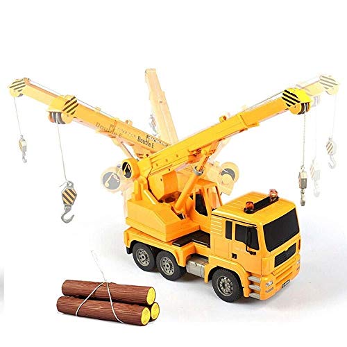 ZAKRLYB Grúas, excavadoras, remolques Construcción del Modelo de vehículo Ruta de auxilio de 2,4 GHz de Radio Control Remoto de fundición a presión de Remolque de Coches Modelo Mejores Regalos for el