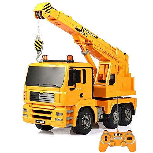 ZAKRLYB Grúas, excavadoras, remolques Construcción del Modelo de vehículo Ruta de auxilio de 2,4 GHz de Radio Control Remoto de fundición a presión de Remolque de Coches Modelo Mejores Regalos for el