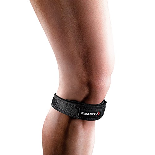 ZAMST JK BAND Soporte de Rodilla para Tendón Rotuliano – Cinta Rotuliana para Osgood Schlatter y Tendinitis Rotuliana – Refuerzo de Rodilla Ideal para Medio