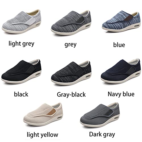 Zapatillas Adulto-Unisex，Calcetines de Aire, Zapatillas de Deporte, Plataforma de cuña, Soporte de Arco para Ropa de señoras，Light Grey▁44