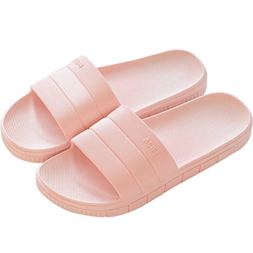 Zapatillas Baño para Hombre Mujer, Zapatillas Adultos Unisex Casa Verano Pantuflas Antideslizantes Sandalias Chanclas de Casa con Punta Abierta para Piscina de Playa