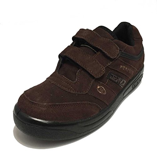 Zapatillas Casual para Hombre Fabricadas en España Demax Marrón Velcro - Color - Marrón, Talla - 40