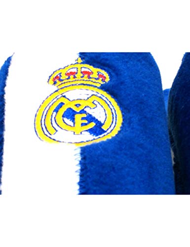 Zapatillas de casa de equipos de fútbol con licencia oficial Real Madrid CF - Color - Azul, Talla - 42