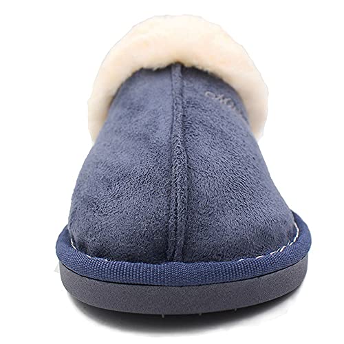 Zapatillas de Estar por Hombre/Mujer Fluff Pantuflas casa Invierno Antideslizantes Cálido Slippers Confortables Zapatos Interior/al Aire Libre