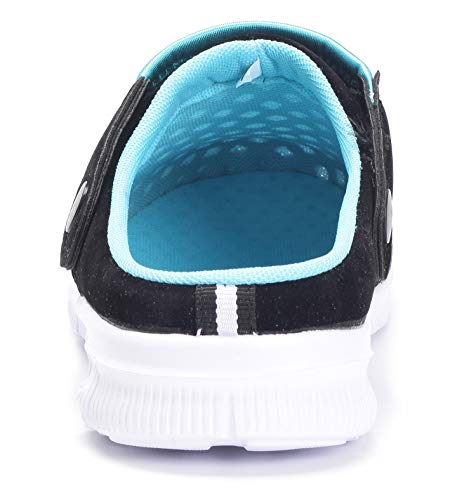 Zapatillas de Jardin Mujer Sandalias de Playa Hombre Zuecos de Sanitarios Zapatillas Ligeros Respirable Zapatos Verano,Negro Azul,EU 40