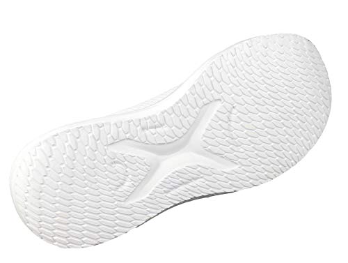 Zapatillas Deportivas de Tela Transpirables para Verano, Tenis con Soporte para el Talón Anti resbalante (Blanco, Numeric_38)