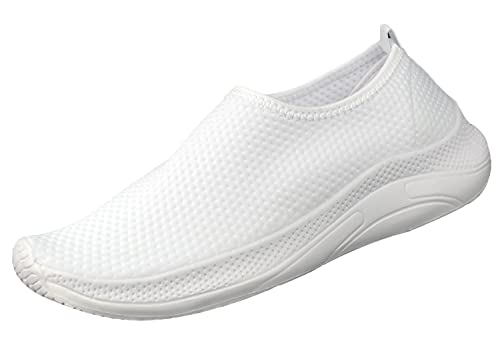 Zapatillas Deportivas de Tela Transpirables para Verano, Tenis con Soporte para el Talón Anti resbalante (Blanco, Numeric_38)