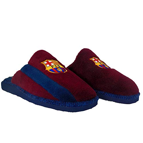 Zapatillas FC BARCELONA de Casa Granate Banda Azul (36)