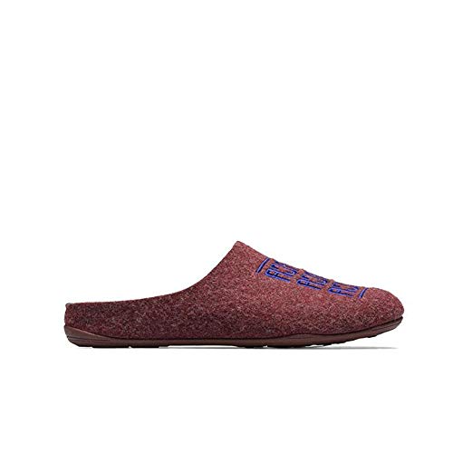 Zapatillas FC Barcelona Rojo Barça Letras Zapatillas de Estar por casa Hombre Invierno Otoño - 42.5 EU