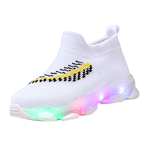 Zapatillas niño niña Verano 2021 Deportivas niño con luz LED Zapatillas Running Deportivas niña Deportivas niño Zapatos para Caminar Antideslizante cómodos Verano otoño Malla Transpirables Casual