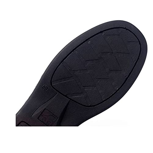 Zapato Farmacia Cordones Hombre Ancho Especial Ancho 16 pies Muy delicados Calzafarma en Negro Talla 42