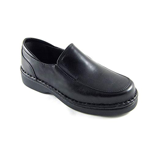 Zapato Farmacia Hombre Ancho Especial Ancho 16 pies Muy delicados Calzafarma en Negro Talla 48