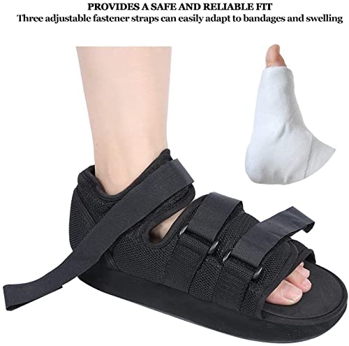 Zapato Postoperatorio, Calzado Médico De Yeso con Punta Abierta, Protector De Pie para Calzado, Bota De Yeso, para Fractura De Dedo/Pie Roto, Articulaciones De Tobillo Estables, Alivio del Dolor