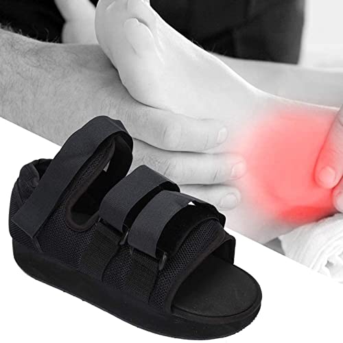 Zapato Postoperatorio, Calzado Médico De Yeso con Punta Abierta, Protector De Pie para Calzado, Bota De Yeso, para Fractura De Dedo/Pie Roto, Articulaciones De Tobillo Estables, Alivio del Dolor