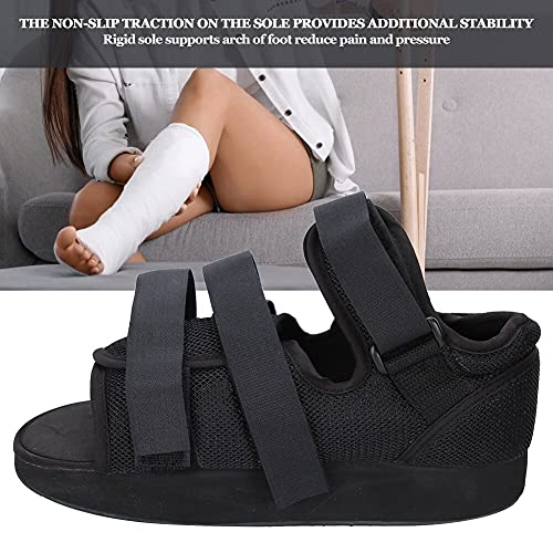 Zapatos de descompresión plana para Hallux Valgus Fracturas postoperatorias Fracturas de yeso Pelujas de tobillo de yeso Soportes de pie Libre de peso sin peso Protección de pie de protección de pie 8