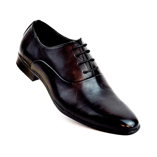 Zapatos Oxford Hombre con Cordones para Vestir de Negocios Boda Traje Formal