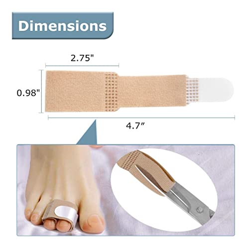 Zeayebsr 10pcs Hammer Toe Splint Vendaje Hammer Toe Vendaje Toe Splint es adecuado para dedos en martillo y dedos rotos