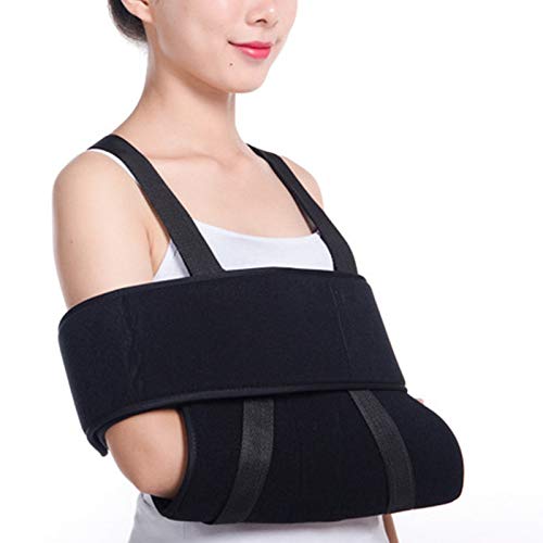 ZHOUHUAW Soporte para Hombro con Cabestrillo con Vendaje Ajustable,Transpirable Cómodo para El Húmero Fracturado Dislocado,Mejora El Tiempo Recuperación