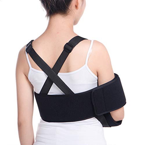 ZHOUHUAW Soporte para Hombro con Cabestrillo con Vendaje Ajustable,Transpirable Cómodo para El Húmero Fracturado Dislocado,Mejora El Tiempo Recuperación