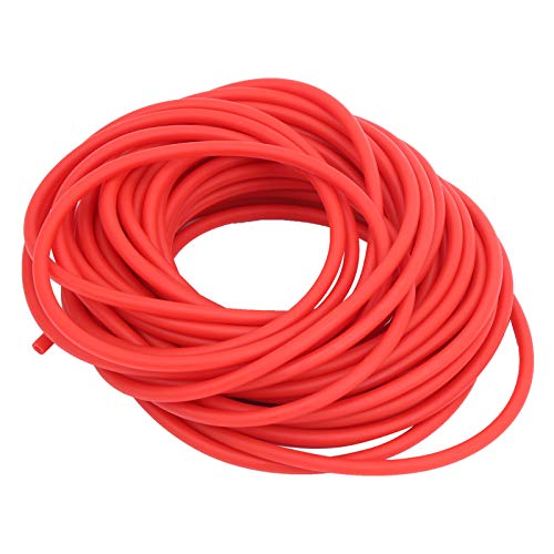 zhuolong Tirachinas Tubo de látex Banda de Goma Tubo de látex Catapulta Caza Bungee Redondo DIY Accesorios para tirachinas Rojo(2040)