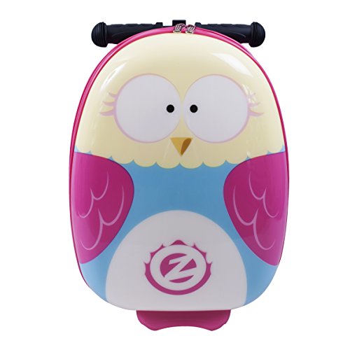 Zinc Flyte- Mochila Patinete con diseño de búho, Flyte Scooter & Case Owl (Imaginarium 89355)