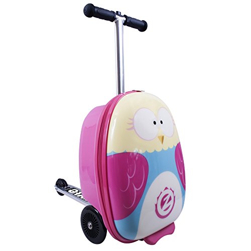 Zinc Flyte- Mochila Patinete con diseño de búho, Flyte Scooter & Case Owl (Imaginarium 89355)