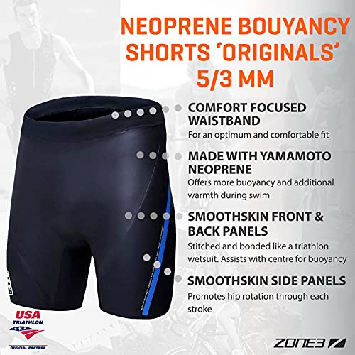 ZONE3 - Buoyancy 5/3 mm Shorts, Color Black, Talla XL