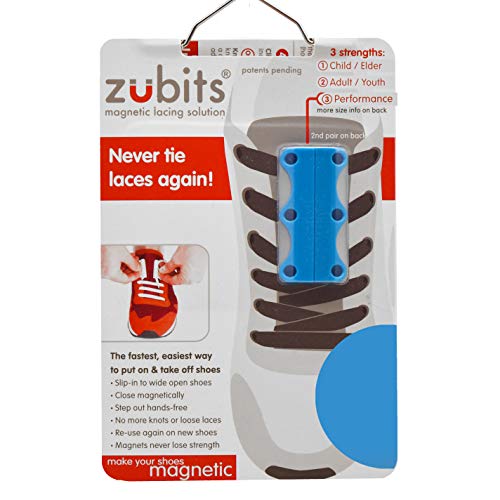 Zubits Cierres magnéticos para zapatos sin ataduras para adultos, niños y personas mayores (2 en paquete)