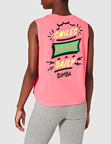 Zumba Dance Atlético Estampado Fitness Camiseta Mujer Sueltas de Entrenamiento Top Deportivo Tank Tops, Pink Vibes, X-Large Womens