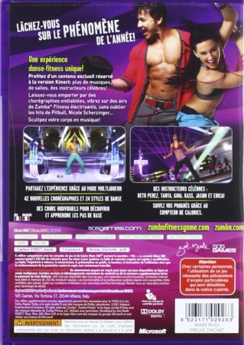 Zumba fitness : rush (jeu Kinect) [Importación francesa]