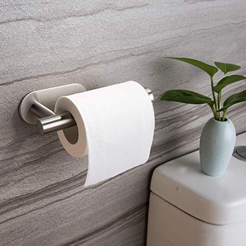 ZUNTO Portarrollos Baño Acero Inoxidable - Portarrollo para Papel Higiénico Autoadhesivo para Baños