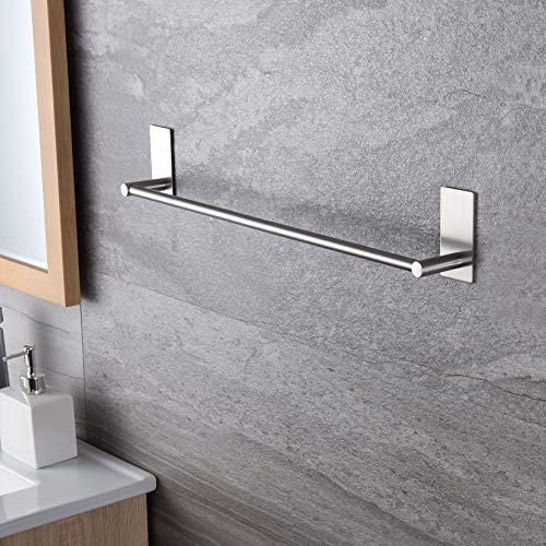 ZUNTO Toallero de Baño Adhesivo Sin Taladro Toalleros Barra Para Baño Acero Inoxidable 40cm