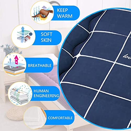 ZUSFUL Colchón Futón para El Suelo para Niños Colchón Futón para Colchón Suelo Japonés Colchoneta Tatami Plegable para Dormir Colchón Dormitorio Cama Tumbona,90×200cm